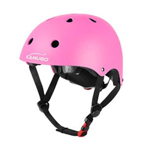 KAMUGO Kids Adjustable Helmet, Suitable for Toddler Kids Ages 2-14 Boys Girls, Multi-Sport Safety Cycling Skating Scooter Helmet