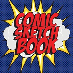 Piccadilly Comic Sketchbook | Guided Artistic Sketchbook & Instructions | Draw Your Own Comic Book | 204 Pages